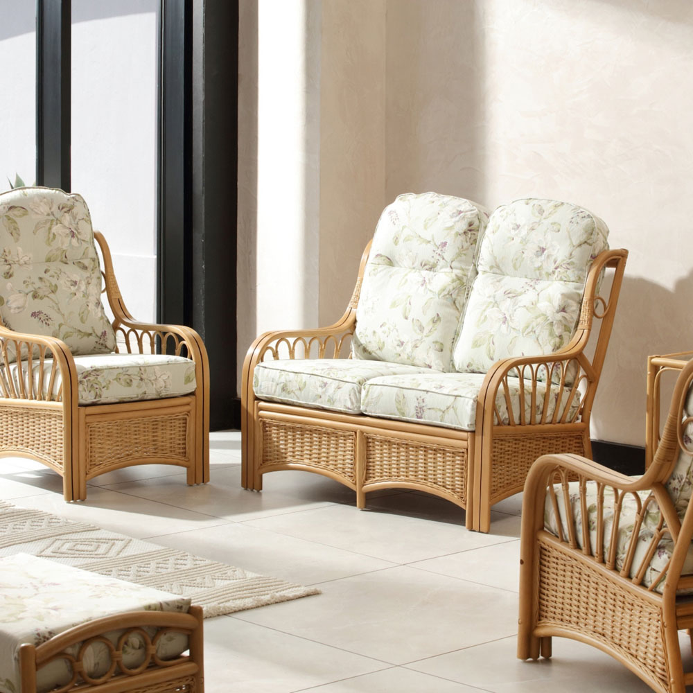 Desser Furniture Vale 2 Seater Light Oak Lily Suite Image 9