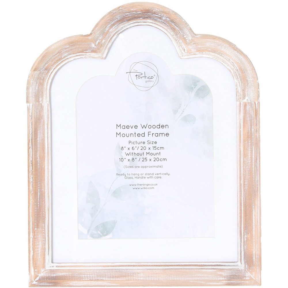 Maeve Wooden Mounted Frame Natural 8 x 6inch Image 1