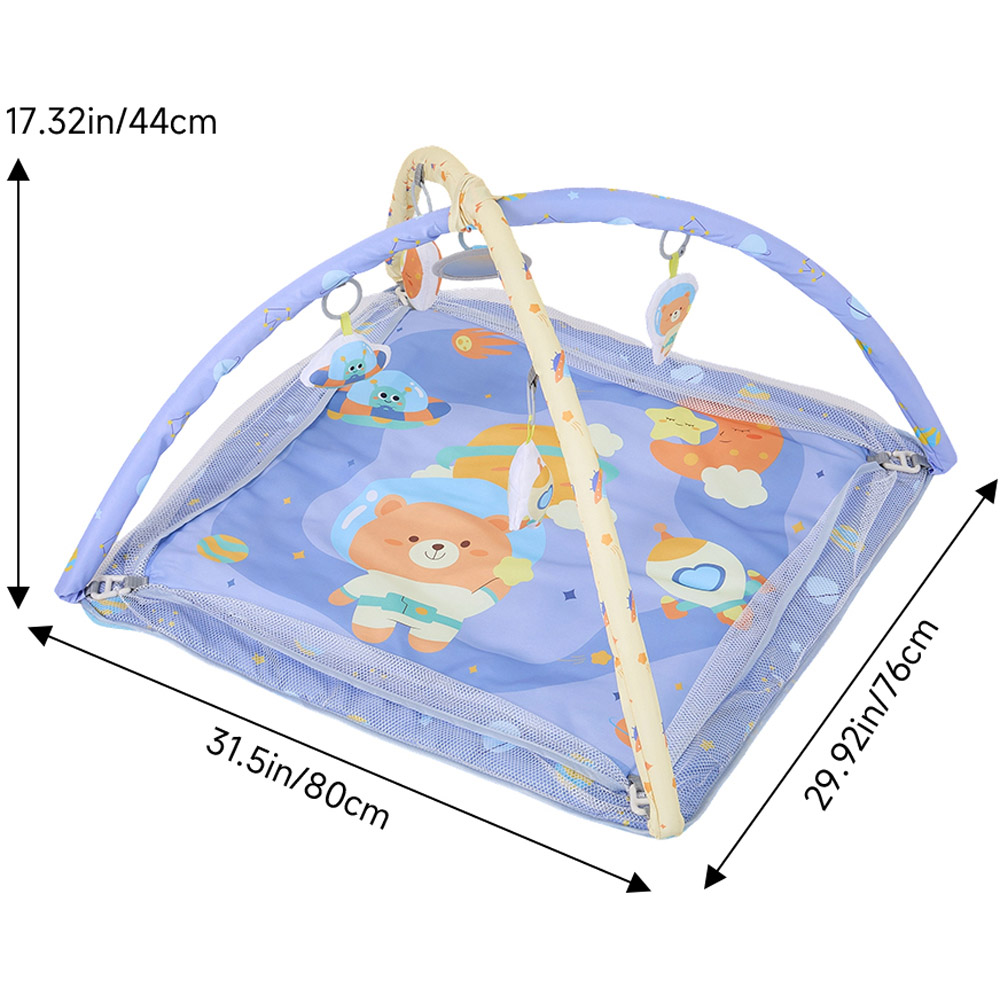 H&O Direct Blue Square Playpen Set Image 6