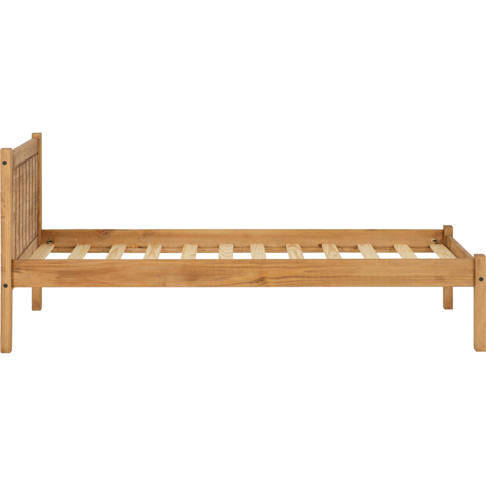 Seconique Maya Single Distressed Waxed Pine Bed Image 4