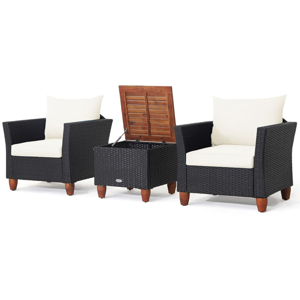 Costway 2 Seater Patio Furniture Set with Cushions Image 2