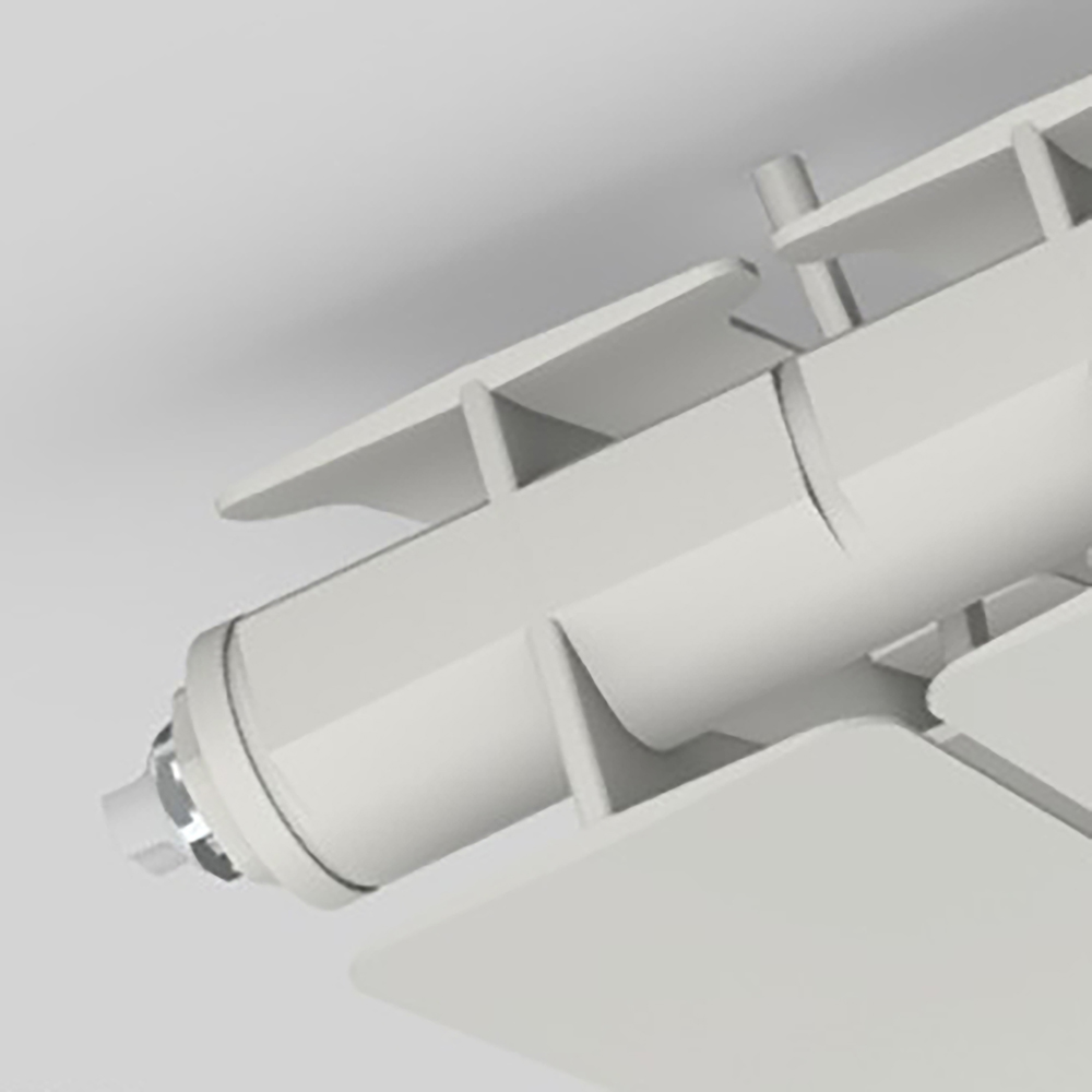 Terma Bergamo 4995BTU Matt White 13 Section Radiator 590 x 1040mm Image 6