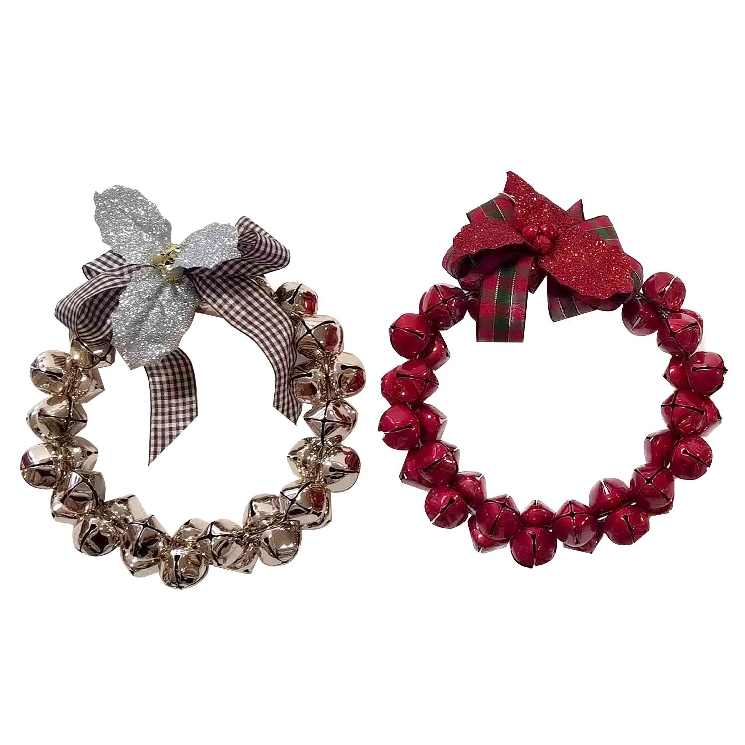 Bell Wreath with Bow Image 2