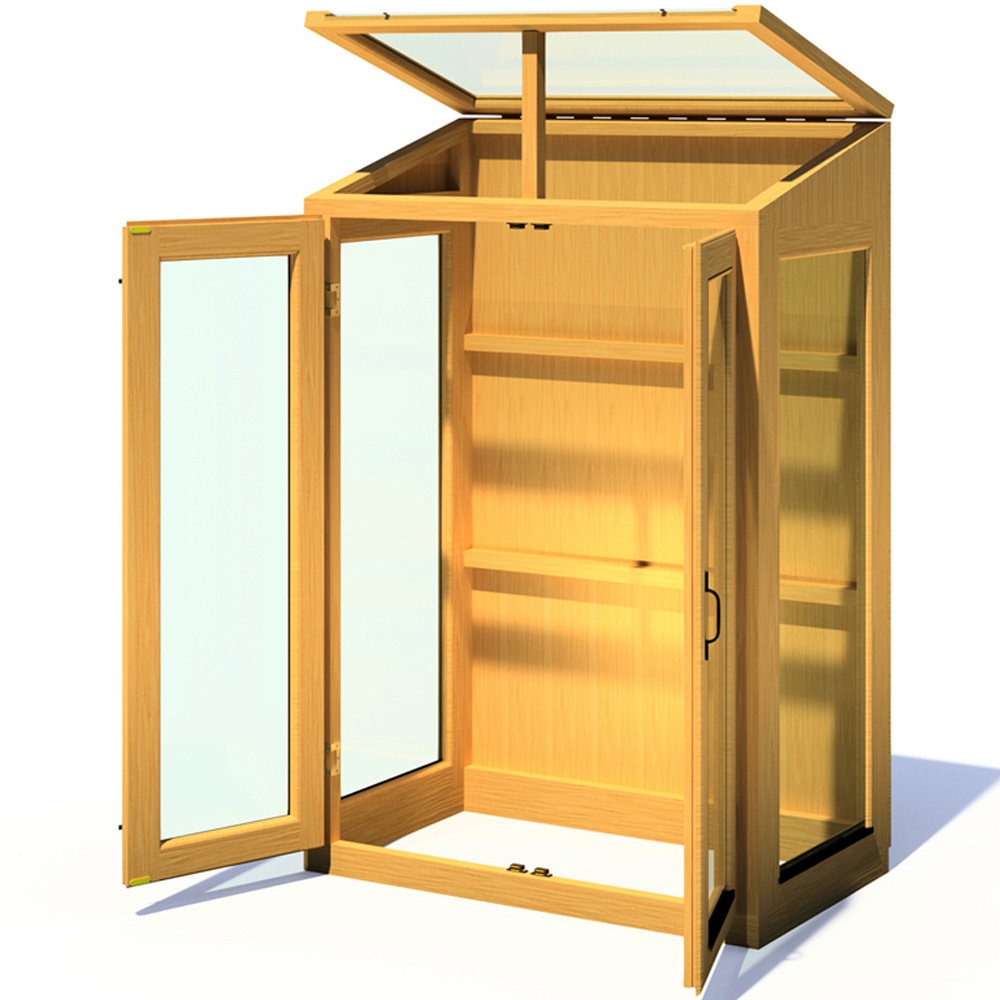 Shire Heydon 3 x 2ft Wooden Greenhouse Image 2