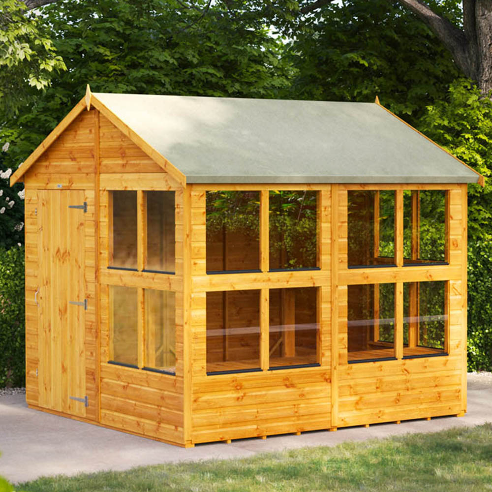 Power 8 x 8ft Apex Potting Shed Image 2