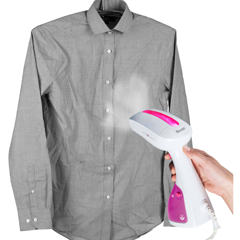 Swan SI12020N White Handheld Garment Steamer 1100W Image 4