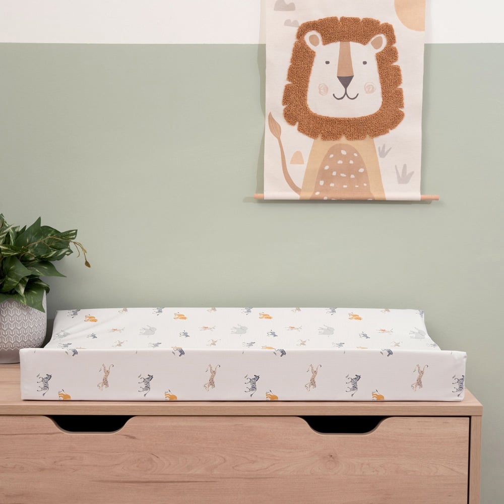Clair de Lune Baby Jungle Dream Anti Roll Wedge Changing Mat Image 2