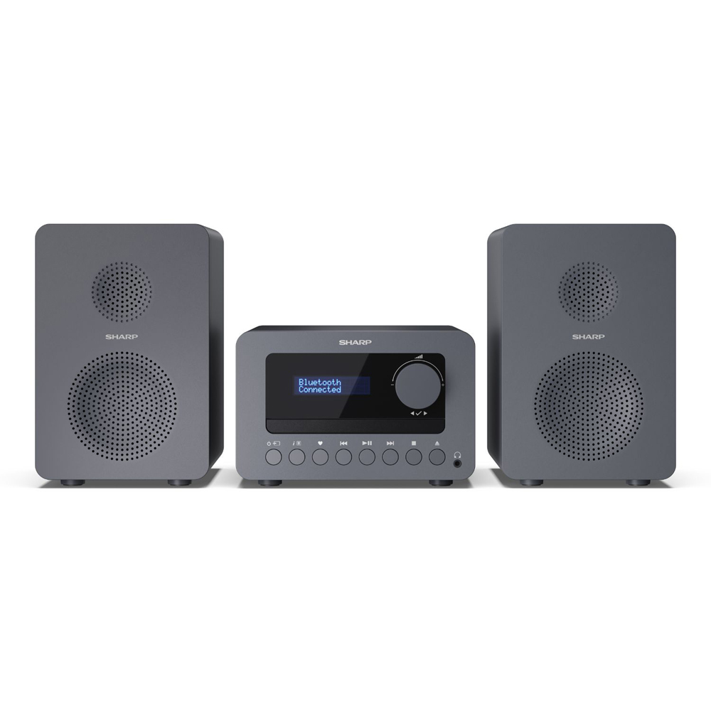 SHARP Tokyo XL-B514 Grey FM Hi-Fi Micro System Image 4