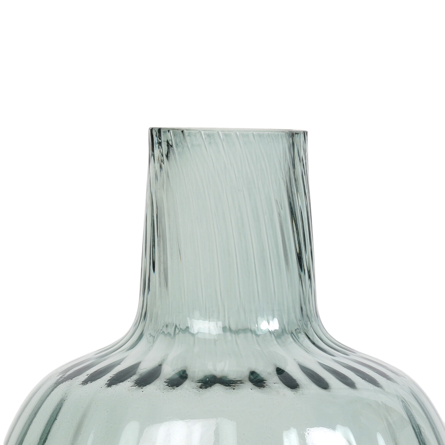 Laila Glass Vase - Ocean Green Image 3