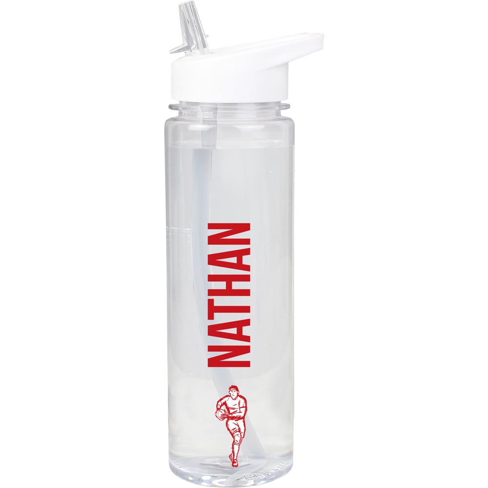 Personalised Memento Personalised Sports Name Only Water Bottle Image 1