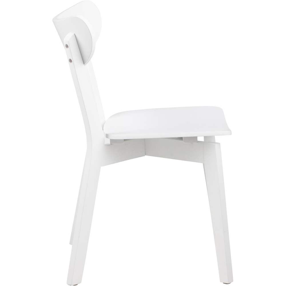 Florence Roxby Set of 2 White Dining Chairs Image 4