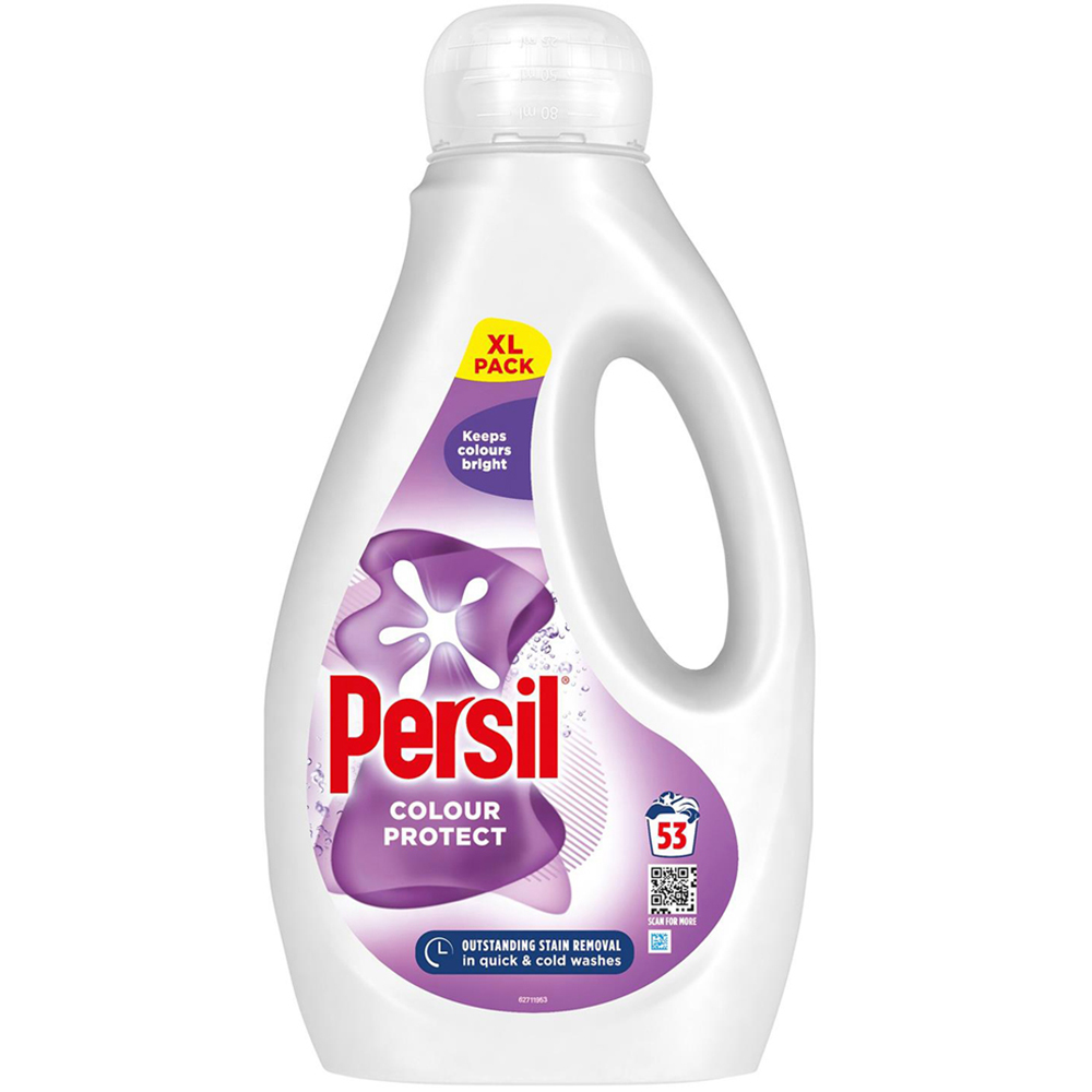Persil Colour Protect Liquid Detergent 53 Washes 1.54L 4 Pack Image 2