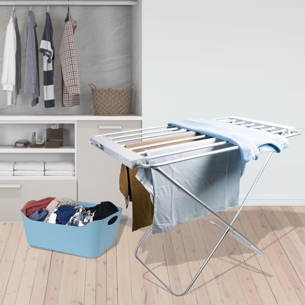 Groundlevel Freestanding Heated Electric Clothes Airer 1m Image 2