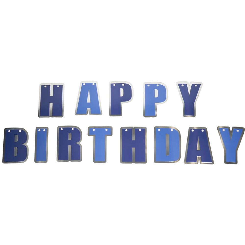 Blue Tone Birthday Banner Image 3