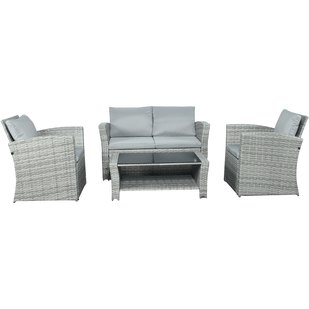 Outdoor Living The Wilmslow 4 Seater Rattan Sofa Lounge Set Image 4