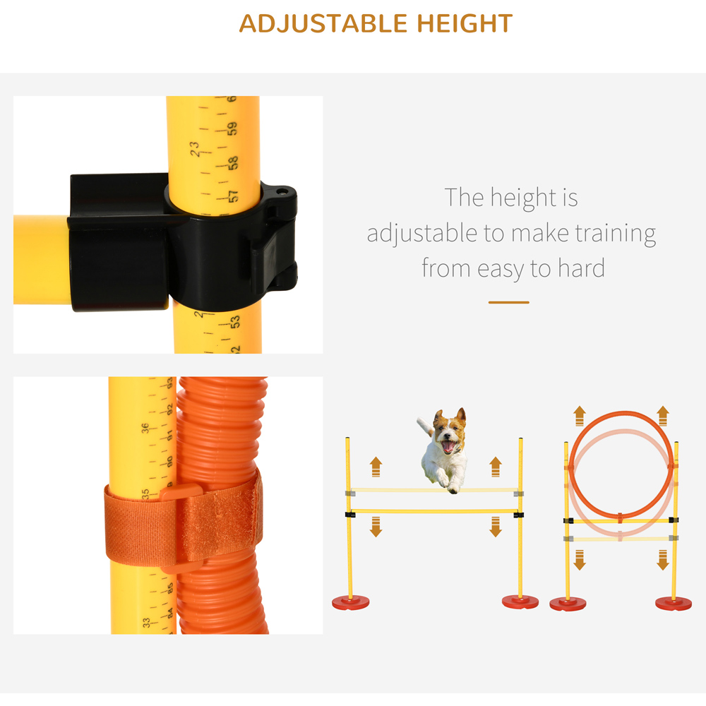 PawHut 3 Piece Dog Outdoor Agility Training Set Image 5