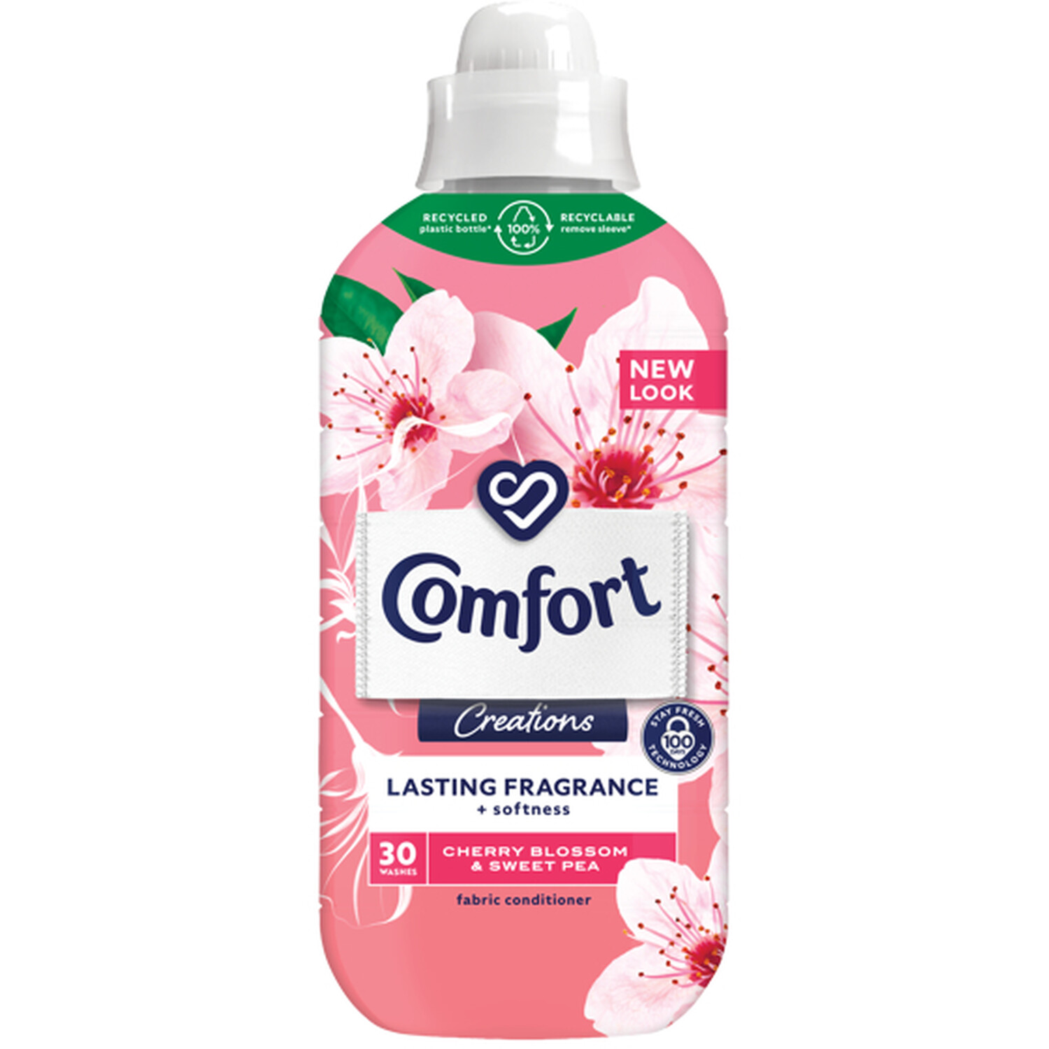Comfort Cherry Blossom and Sweet Pea Fabric Conditioner 30 Washes 900ml Image