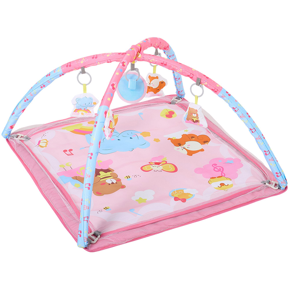 H&O Direct Pink Square Playpen Set Image 2