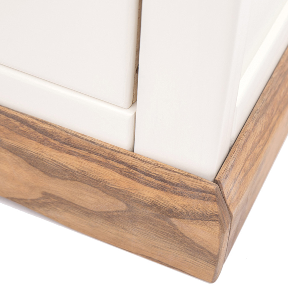 Tropea 3 Shelf Off White Bookcase Image 7