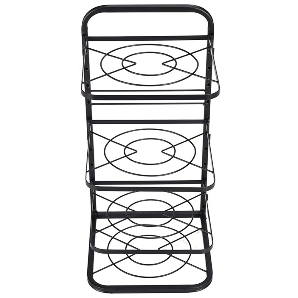 Living and Home 4 Tier Kitchen Pot Pan Organiser Rack Image 2