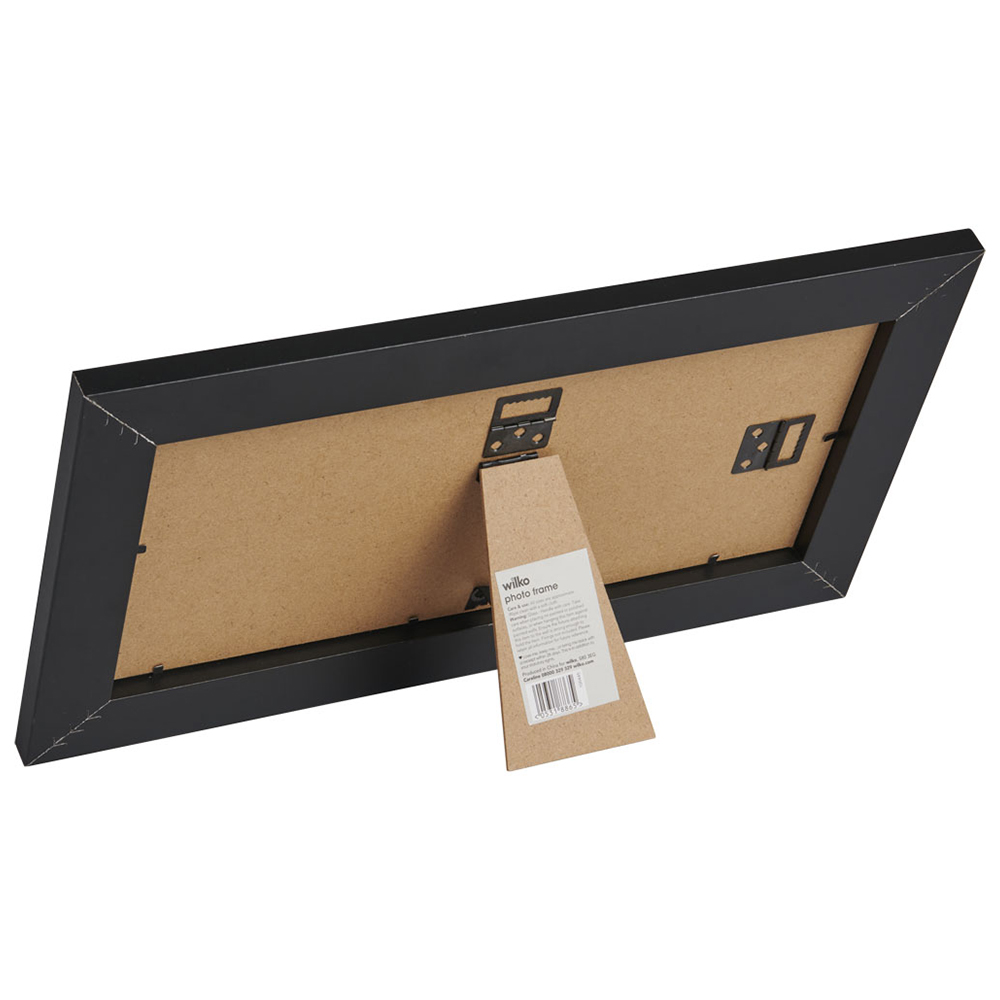 Wilko Wood and Black Photo Frame 3 x 6inch x 4inch Image 3