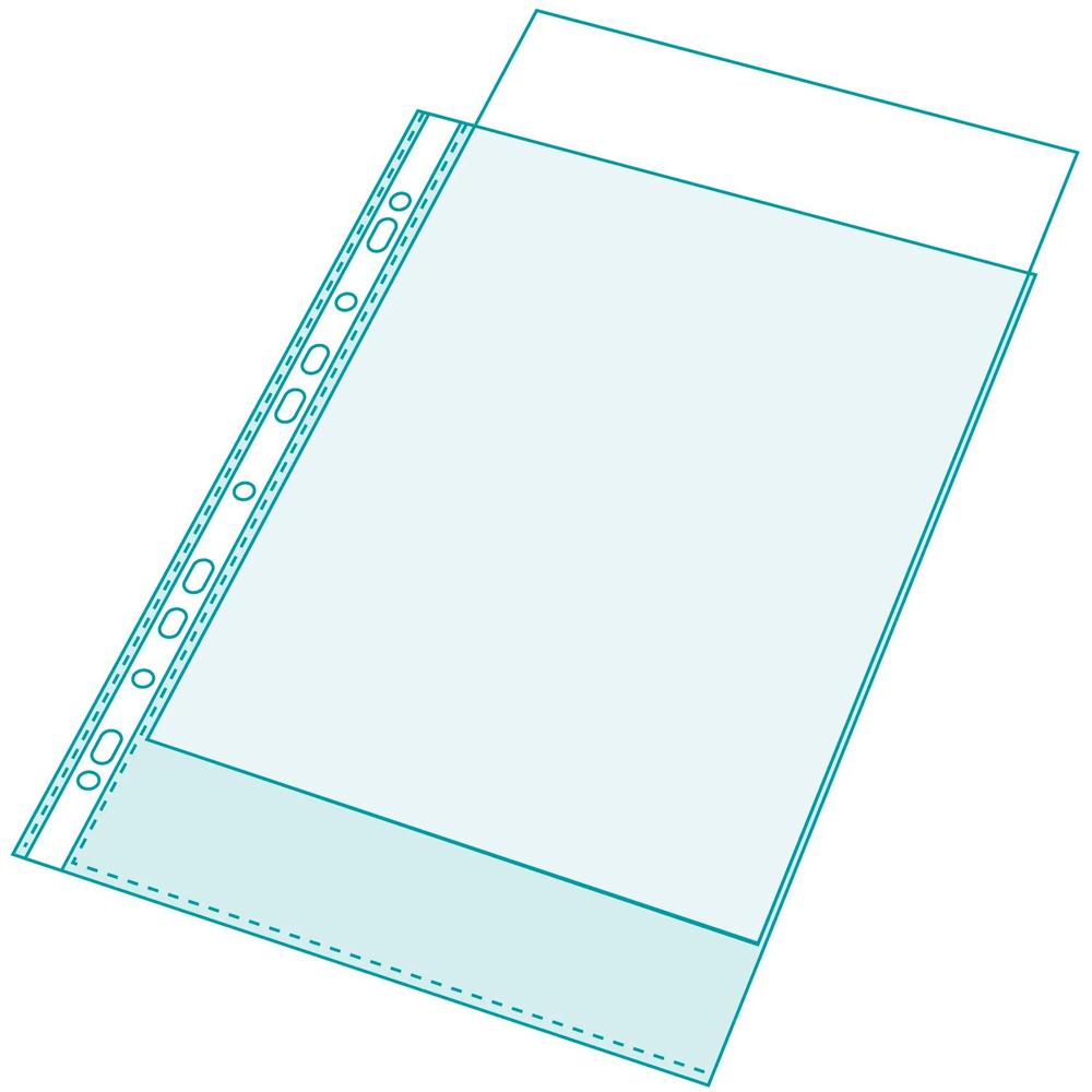 Exacompta Crystal Expanding Top Open Pocket 10 x 5 Pack Image 5