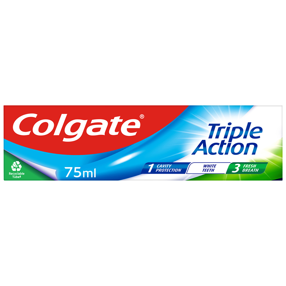 Colgate Triple Action Toothpaste 75ml Image 1