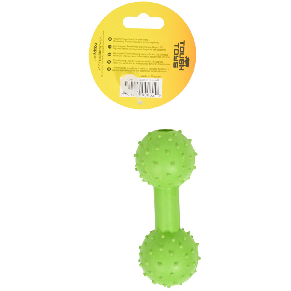 Happy Pet Tough Toys Studded Dumbell Image 4