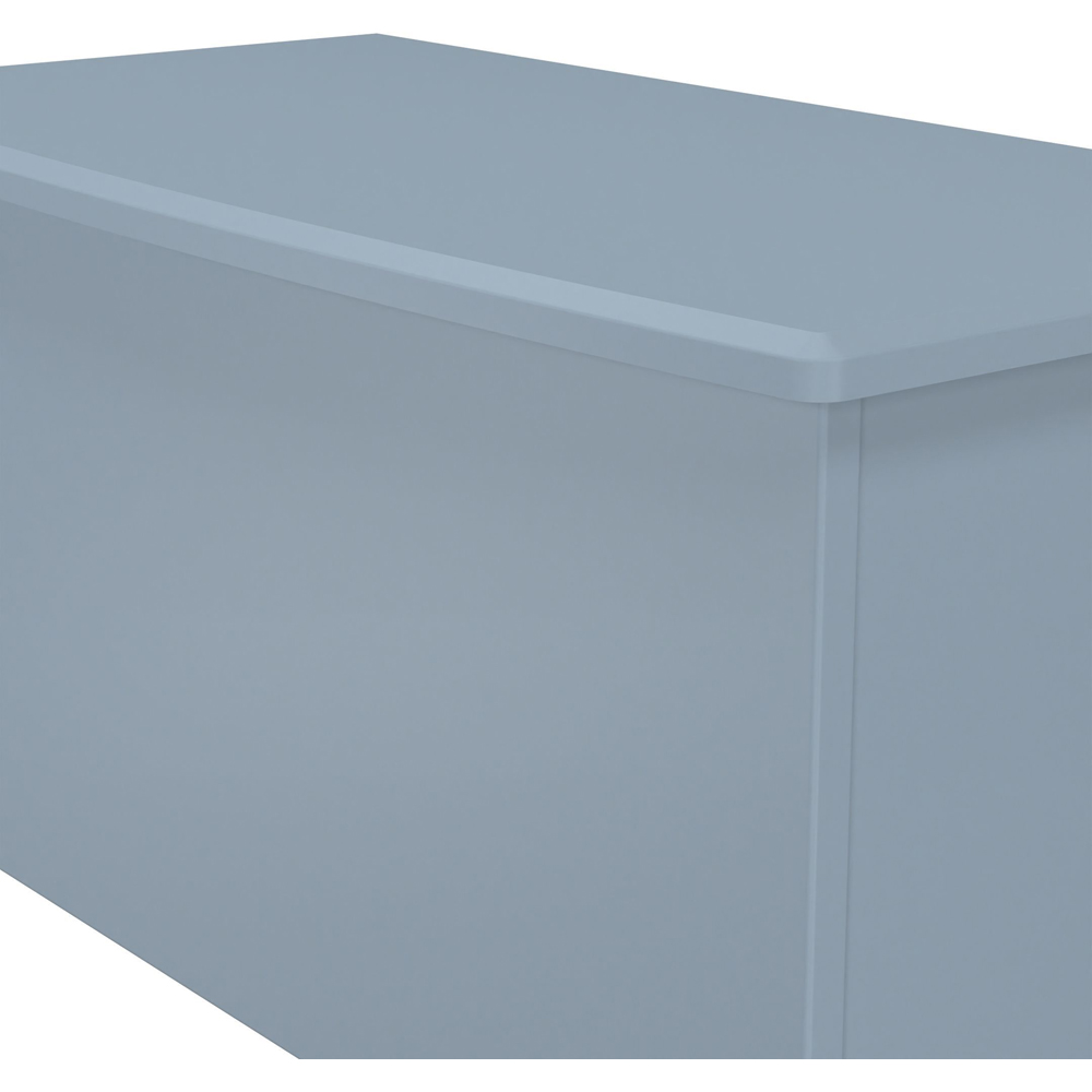 Crowndale Camden Denim Blue Lid Top Blanket Box Ready Assembled Image 5