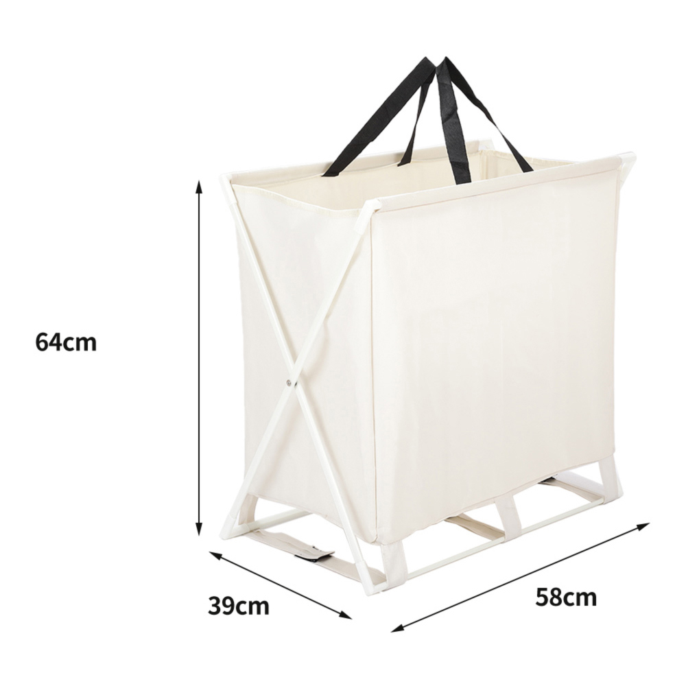 Living And Home Large Folding Laundry Basket Lightweight Image 8