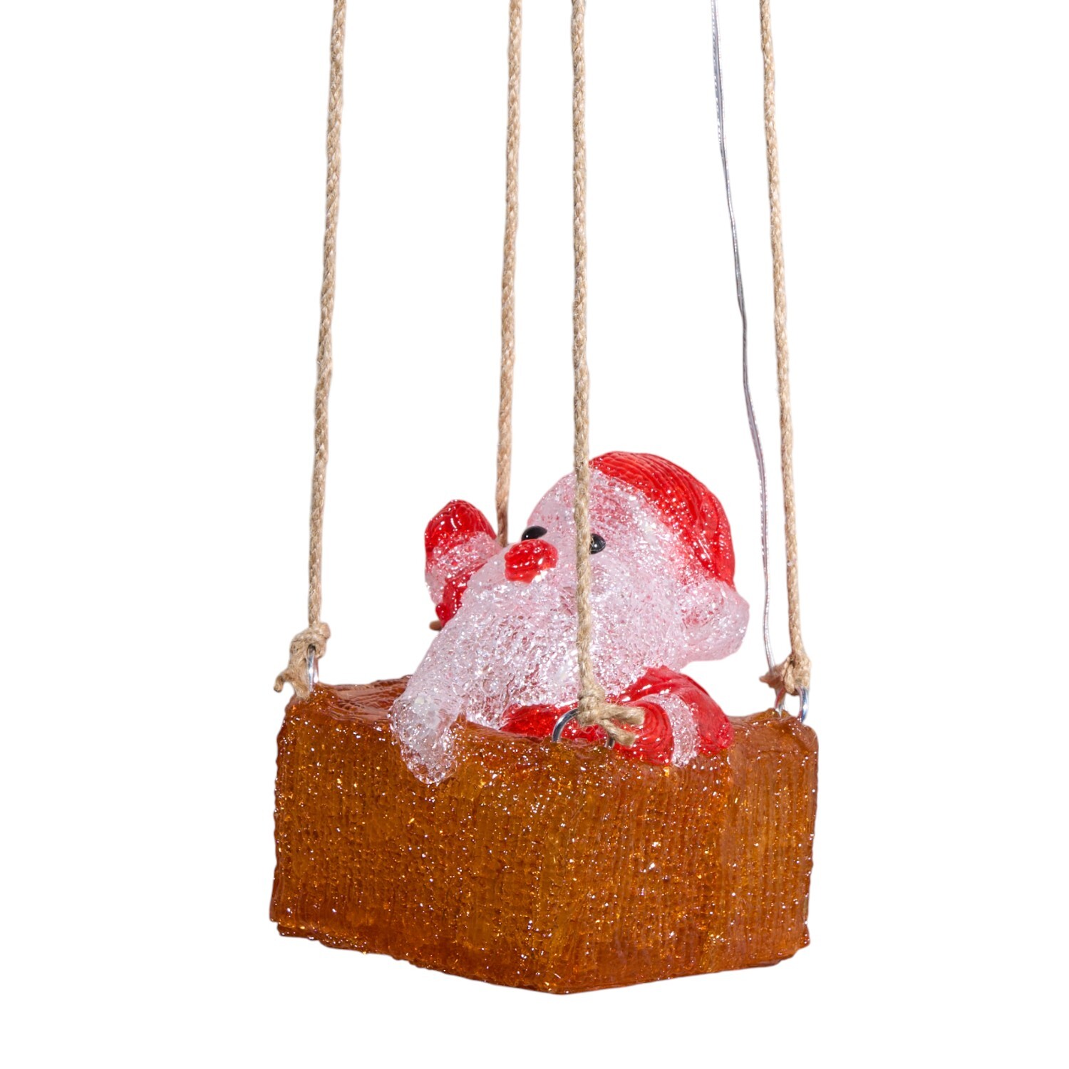 Hot Air Balloon Festive Santa Red Image 3