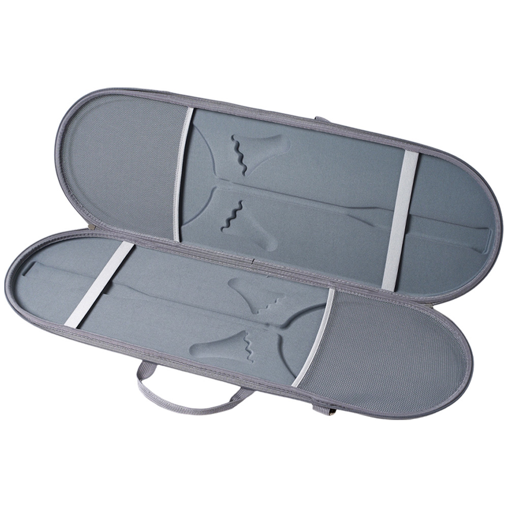 H&O Direct Grey Badminton Racquet Bag with Shoulder Strap Image 2