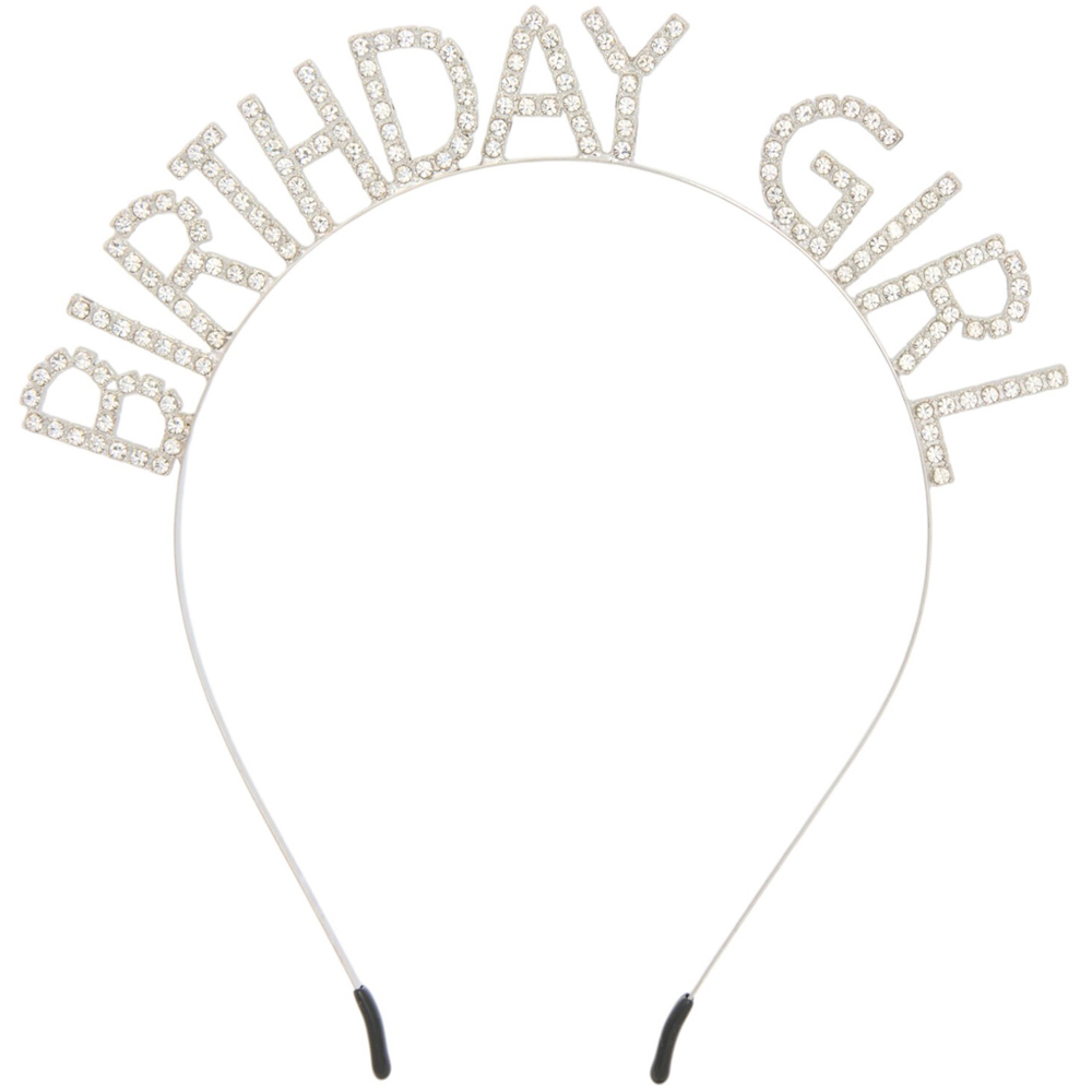 Birthday Girl Headband Silver Image 3