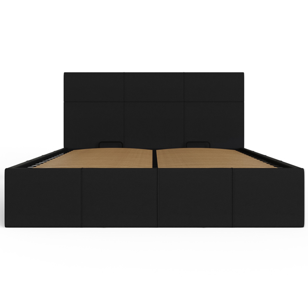 GFW King Black Side Lift Ottoman Bed Image 5