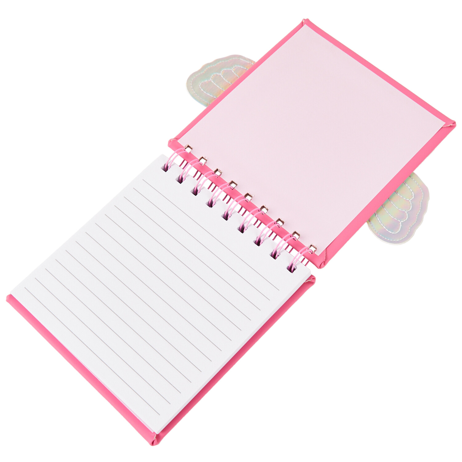 Pig Mini Spiral Plush Notebook - Pink Image 4