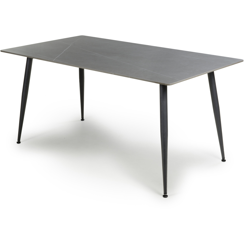 Monaco 6 Seater Dining Table Grey Image 2