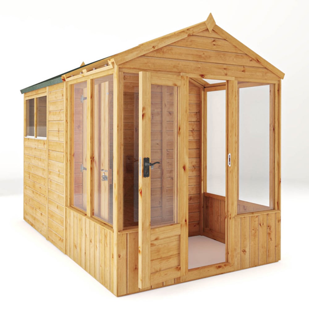 Mercia Woodsman Glass Apex 10 x 6ft Greenhouse Image 3