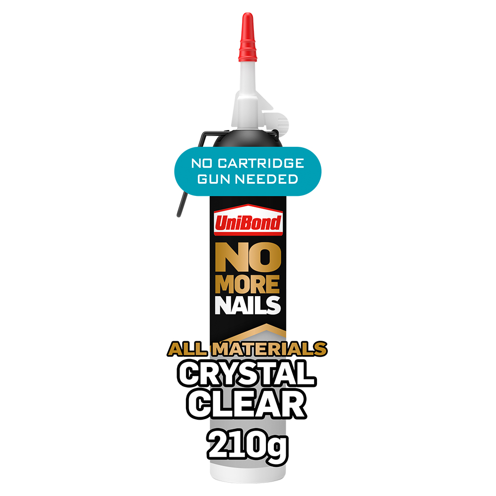 Unibond No More Nails Crystal Clear Adhesive Easy Pulse 210g Image 2