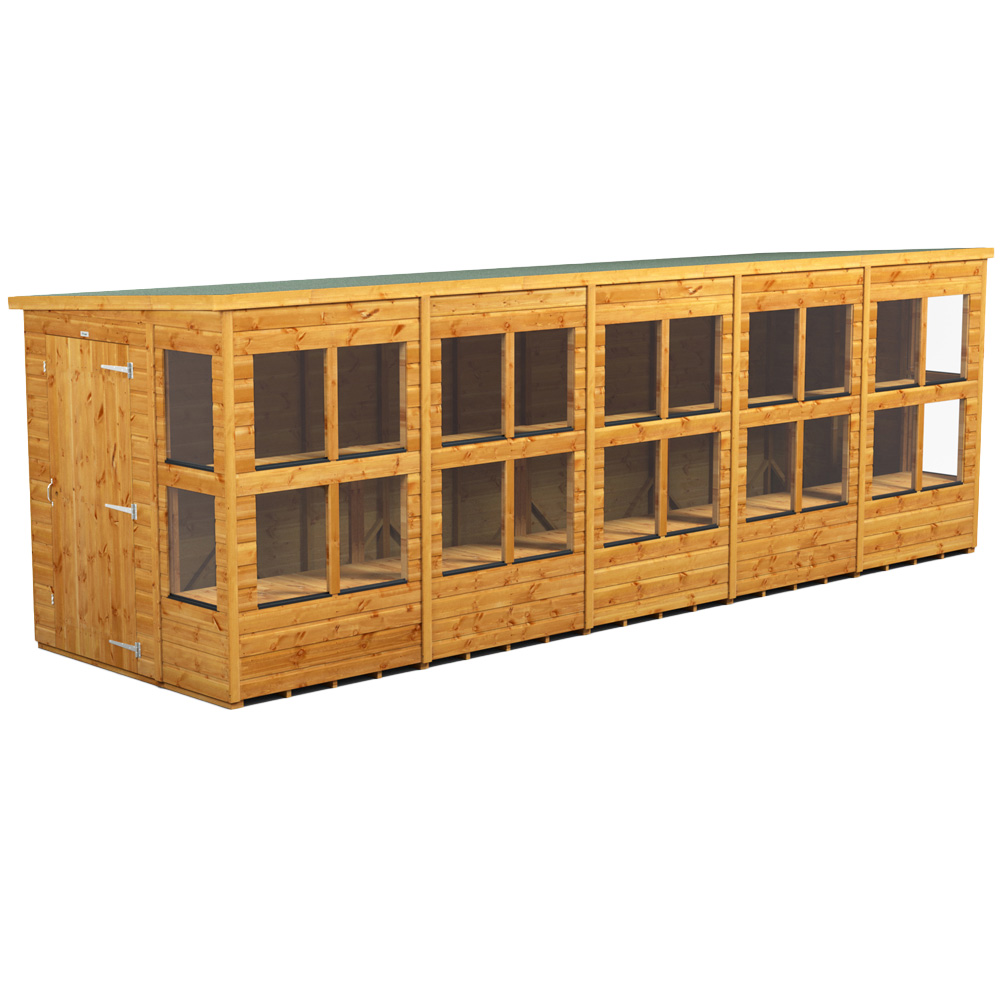 Power Sheds 20 x 6ft Pent Potting Shed Image 1