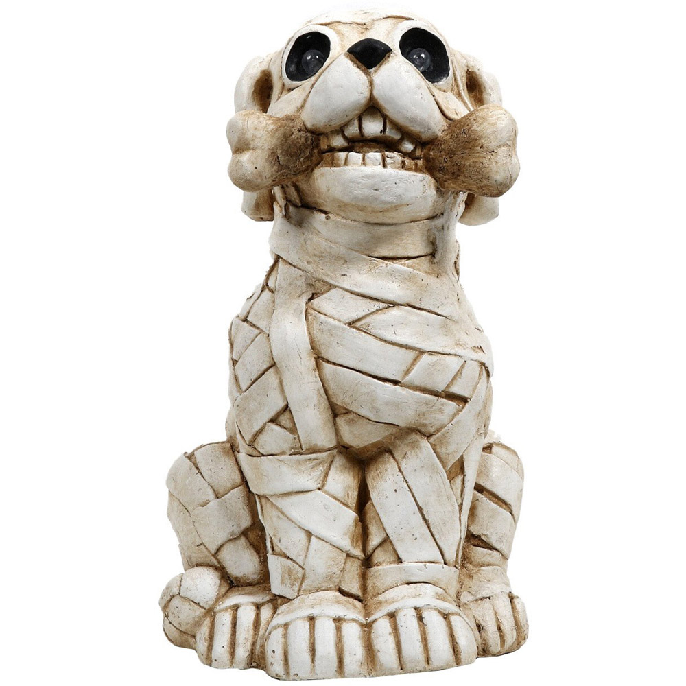 Halloween LED Mummy Dog - White Image 1