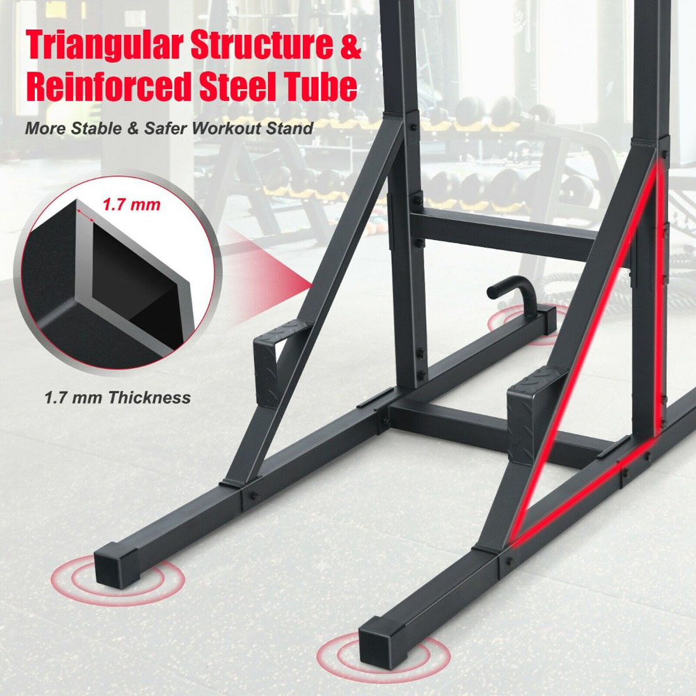 Costway Full Body Multi Function Power Tower Dip Station Image 5
