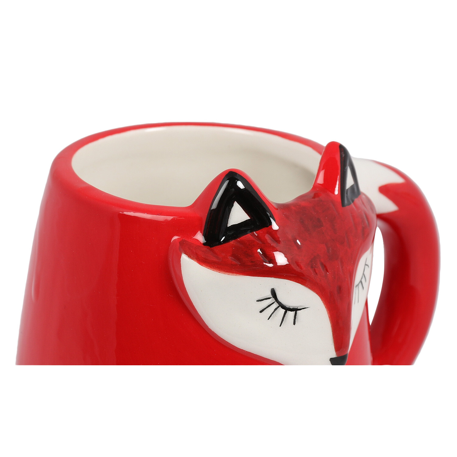 3D Fox Mug - Red Image 4