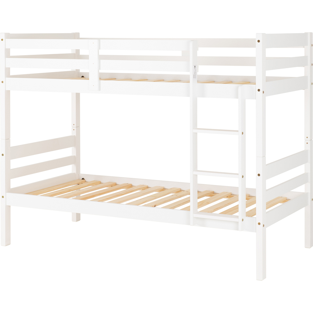 Seconique Panama Single White Bunk Bed Image 2