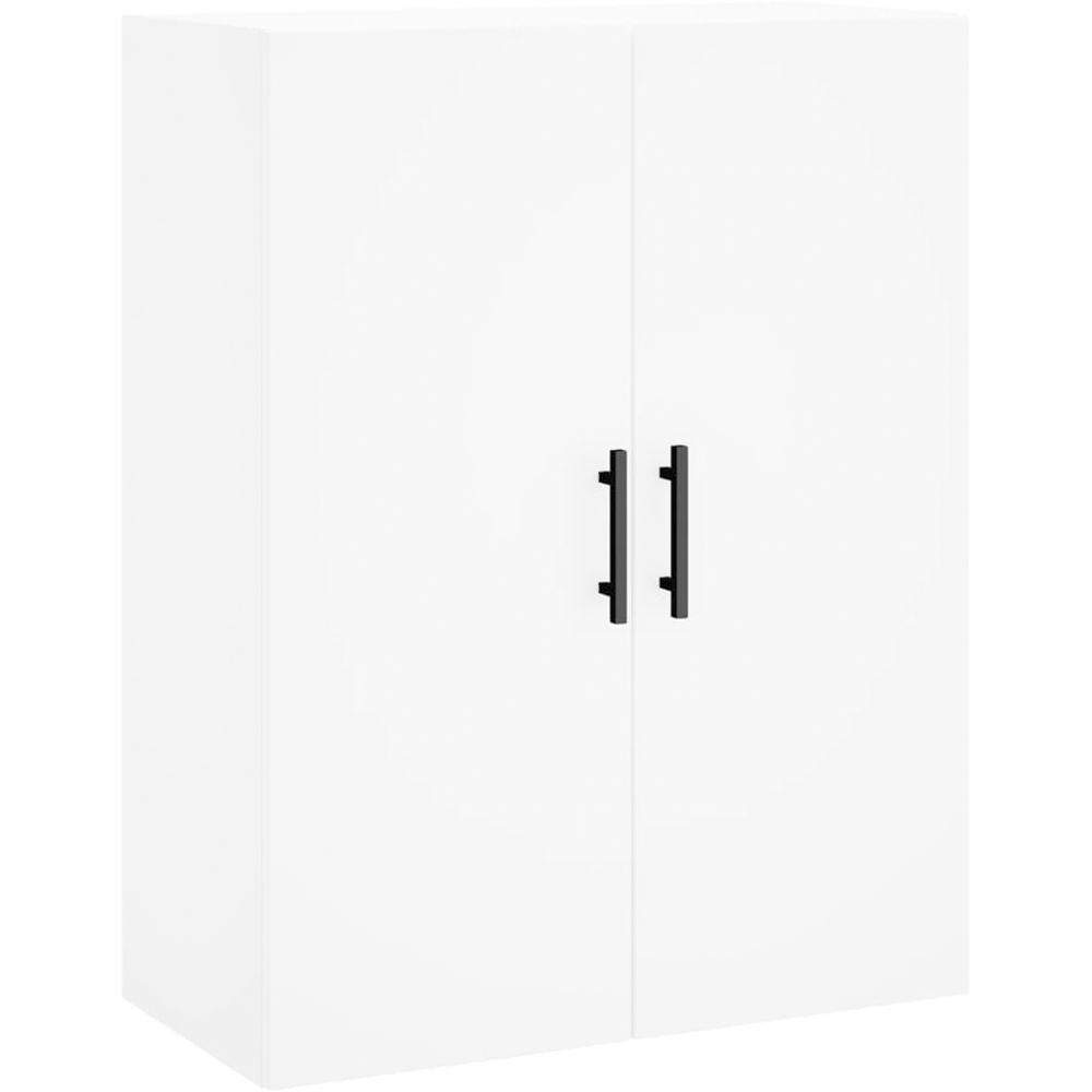 vidaXL 4 Door White Highboard Image 5