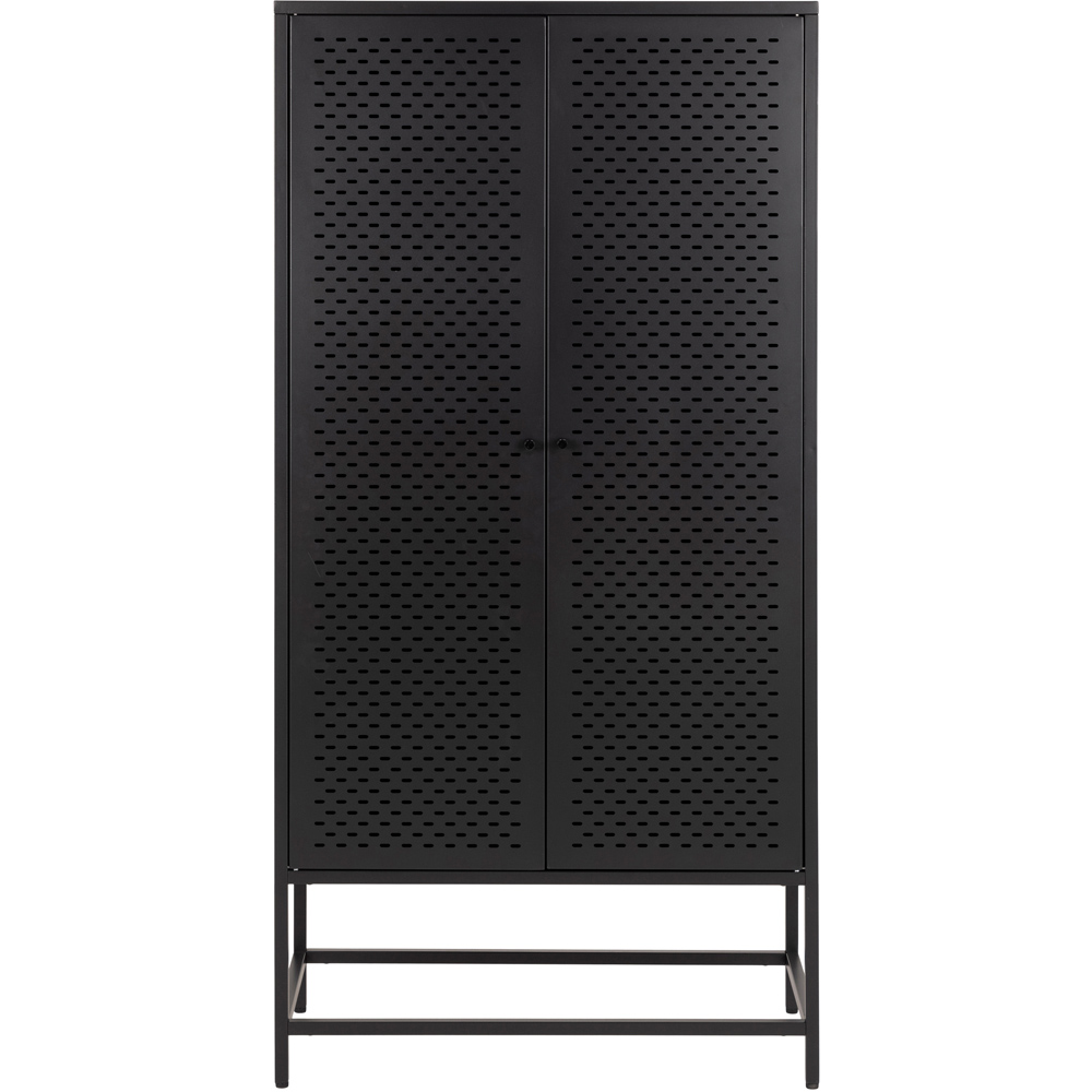 Florence Newcastle 2 Door Matt Black Cabinet Image 5