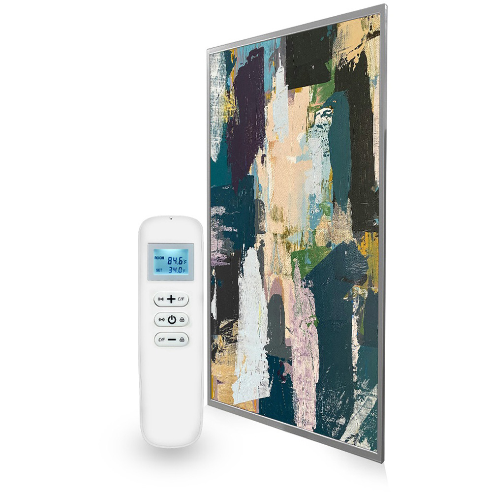 Mirrorstone Classic Nexus 900W Abstract Art Wi-Fi Infrared Heating Panel 795 x 1195mm Image 2