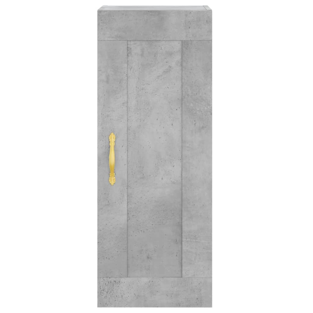 vidaXL 2 Door Concrete Grey Highboard Image 5