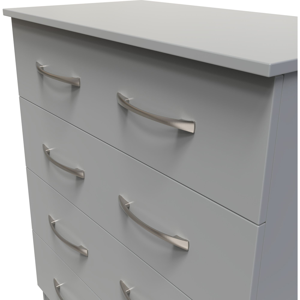 Crowndale Avon 4 Drawer Dusk Grey Chest of Drawers Image 5