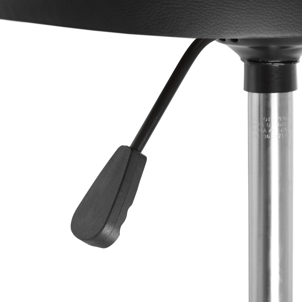 tectake Werner Black Swivel Desk Stool Image 5
