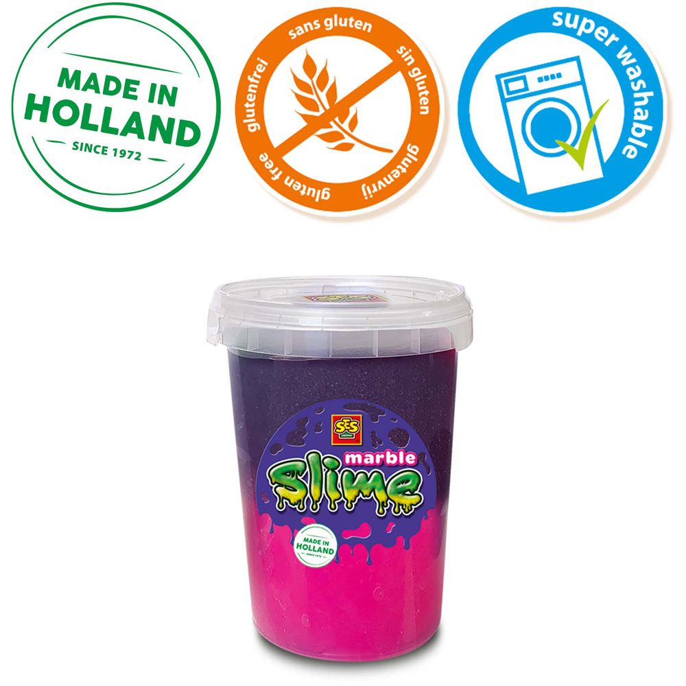 SES Creative Pink and Purple Marble Slime 200g Image 5